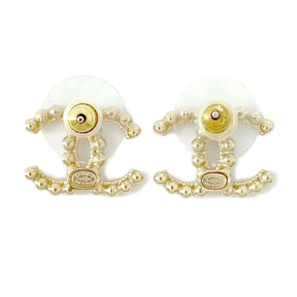 #37 - Chanel earrings Coco mark metal L22C - Picture 6 of 15